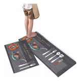 Pack2 Alfombra De Cocina Antideslizante Piso Entrada De Baño