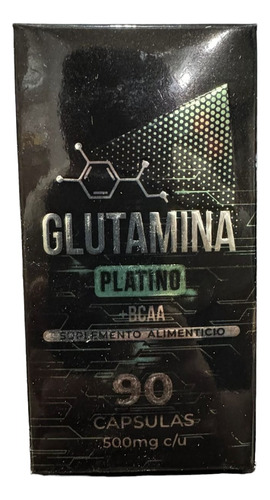Glutamina + Bcaa Platino Naturalin 90 Caps 500 Mg C/u Suplem