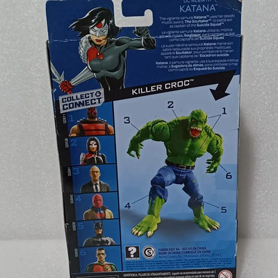 Figura Dc Comics Multiverse Katana-baf Killer Croc Sellado