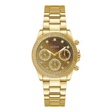 Reloj Pulsera Dama Guess Original Relago Ofertas Descuento Color De La Correa Dorado Color Del Bisel Dorado Color Del Fondo Dorado