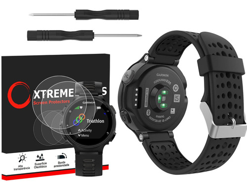  Pulseira Compativel Com Garmin 735xt + 2x Peliculas Vidro 