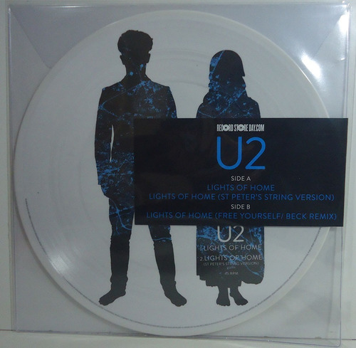 U2 2018 Lights Of Home Lp Picture Disc Single Ed. Limitada