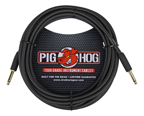 Pig Hog Pc-h20bk - Cable De Instrumento De Guitarra De 1/4 P