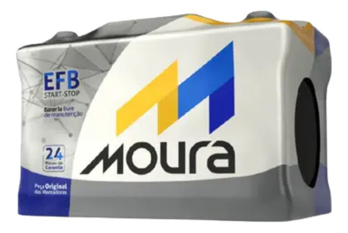 Bateria De Carro Mf60ad Moura - Start Stop 