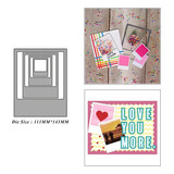 Scrapbooking Set De Troqueles - Marcos De Fotos Antiguas 