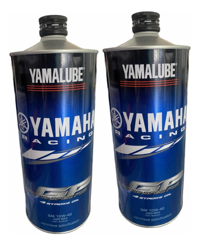 Aceite Yamalube 10w40 100% Sintetico Gp Racing 2 Litros