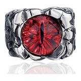 Anillos De Acero Inoxidable Para Hombre The Devil Dragon Eye