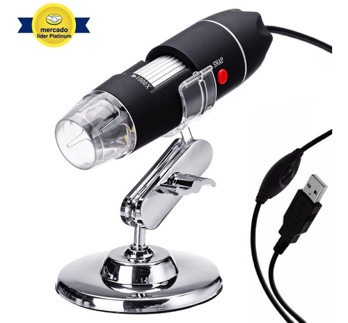  Microscopio Digital Usb 1000x Con Led