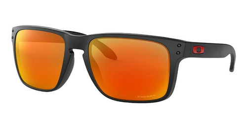 Óculos De Sol Oakley Holbrook Xl Matte Black W/ Prizm Ruby