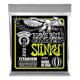 Cordas De Guitarra Elétrica Ernie Ball Coated 3121 10-46