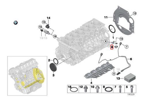 Transmisor De Impulsos Cigeal Bmw 5 E61 Lci M5 S85 Foto 3