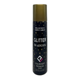 Maquillaje Glitter Aerosol Dorado Cuerpo Cabello Pintafan