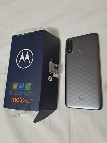 Moto E20 Celular Usado 32gb Gris  2gb Ram