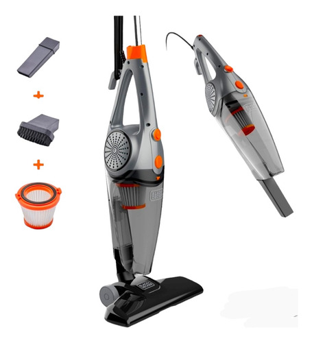 Aspiradora Black Decker 3 En 1 Vertical Y Manual Potente 