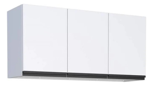 Armário Aéreo De Cozinha 3 Portas Gaia 120cm Cozimax Branco