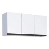 Armário Aéreo De Cozinha 3 Portas Gaia 120cm Cozimax Branco