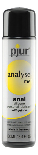 Lubricante Pjur Analyse Me Base Silicon Con Jojoba Alemania