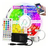 Tiras Led Rgb 10 Metros Luces Led 5050 Bluetooth Música