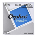 Encordado Orphee Qe29 Guitarra Elect 011-50 Nickel +envio