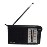 Mini Radio Portatil Am Fm De Bolso Preto Fone De Ouvido P2