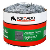 Alambre De Puas Calibre 16.5 X 200 Metros Tornado