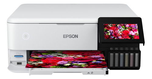 Impresora Multifunción Epson Ecotank L8160 Wifi Blanca Y Neg