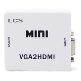 Adaptador Conversor Vga A Hdmi + Audio + Usb Lcs Full Hd