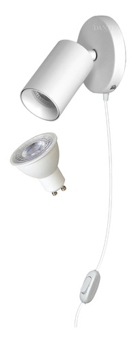 Aplique Velador Ideal Cabecera Movil Tecla Enchufe + Lamp