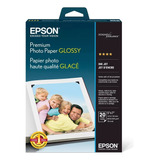 Papel Fotográfico Epson Premium Brillante 20 Hojas 