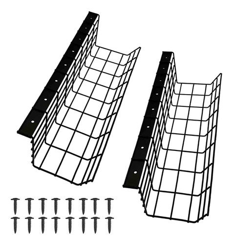 2 Unidades Sob A Mesa, Bandeja De Gerenciamento De Cabos, Ca
