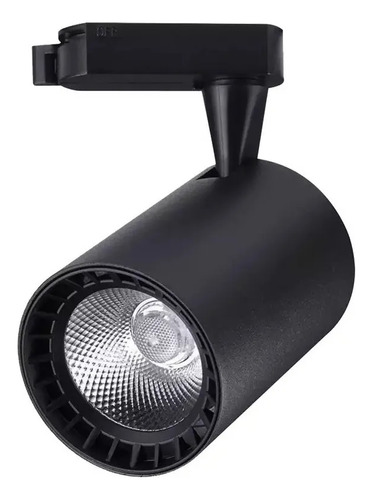 Spot Led P/ Trilho Eletrificado Preto 15w 3k, 4k E 6k