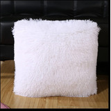 Funda Para Cojin Peluda Blanca De 40x40 Envio Express