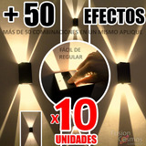 Luz 50 Efectos Regulable Resto Bar Boliche Fiesta Dj Kit X10 Iluminacion Transformable Hierro Moderno Full Spot Pared