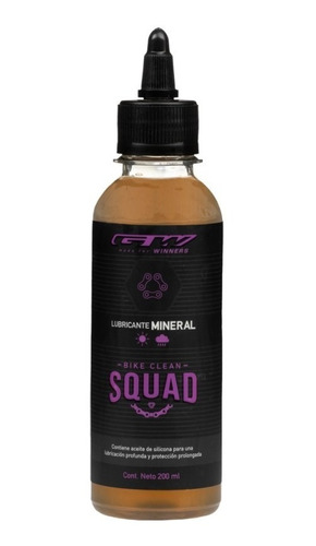 Lubricante Cadenas Bicicletas Gw Squad Mineral 200 Ml