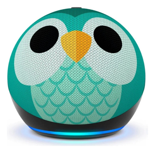 Amazon Echo Dot 5th Gen Kids Com Assistente Virtual Bichinho