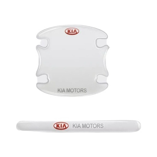 Protector Antirayones Silicon Trans. 8 Pzas. Emblema Kia