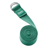 Correa De Estiramiento Nativ, Yoga Y Pilates Con Hebillas Color Verde