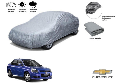 Funda Cubre Auto Afelpada Chevrolet Chevy Monza C3 2009-2012