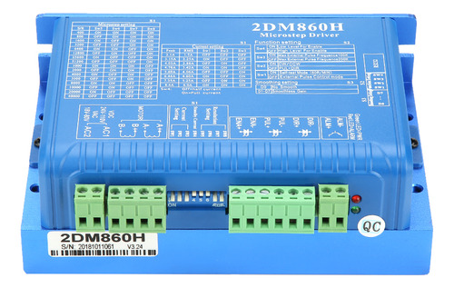 Controlador De Motor Paso A Paso Bifásico Digital Cnc 2dm860