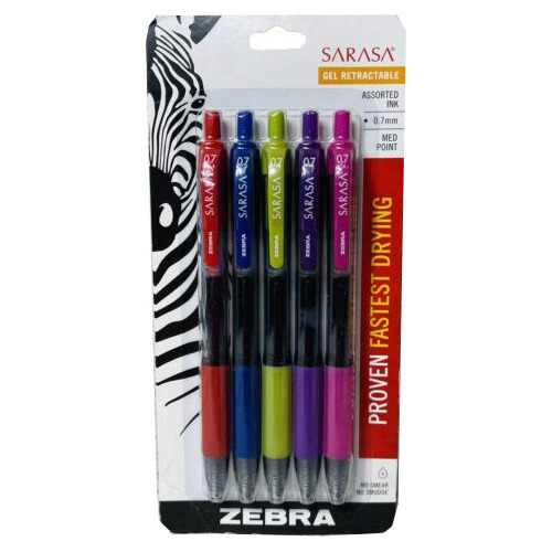 Boligrafo Zebra Sarasa 46885 Colores