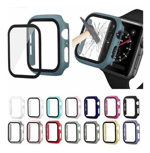 Carcasa Para Apple Watch Full 360º Con Vidrio  44mm/colores