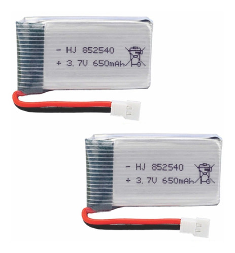 2 Bateria Pila Litio Recargable 3.7v 650 Mah Arduino Dron