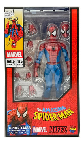 Mafex 185 Mafex Spider-man (classic Costume Ver.)