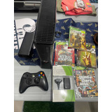 Xbox 360 Slim 500gb Rgh Control Original Juegos Cargados