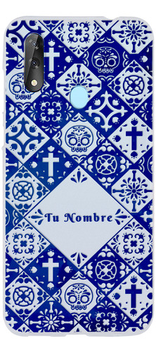 Funda Para Zte Para Mujer Talavera Calaveras Con Nombre