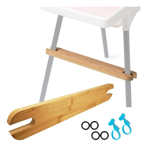 Reposapiés Para Silla, Reposapiés De Madera De Bambú Natural