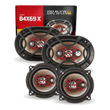 Alto Falante Kit Facil Bravox - 6x9 Quadriaxial E 5 Triaxial