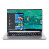 Notebook Acer Swift 5 Sf515-51t-73ty Pure Silver Táctil 15.6 , Intel Core I7 I7-8565u  16gb De Ram 512gb Ssd, Intel Uhd Graphics 620 60 Hz 1920x1080px Windows 10 Home