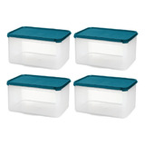 Tupper® Caja Organizadora 15lt X4 Tupperware® Libre De Bpa