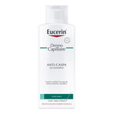 Eucerin Shampoo Gel Dermocapillaire Anticaspa Grasa X250ml